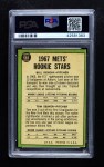 1967 Topps #581 - Tom Seaver / Bill Denehy Mets Rookies Back Thumbnail