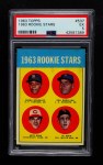 1963 Topps #537 - Pete Rose / Al Weis / Ken McMullen / Pedro Gonzalez Rookie Stars Front Thumbnail