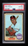 1968 Topps #52 Bob Hawk Taylor Front Thumbnail