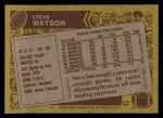 1986 Topps #115  Steve Watson  Back Thumbnail
