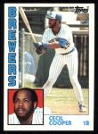 1984 Topps #420  Cecil Cooper  Front Thumbnail