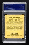 1941 Play Ball #20 Red Ruffing Back Thumbnail