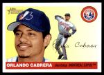2004 Topps Heritage #102  Orlando Cabrera  Front Thumbnail