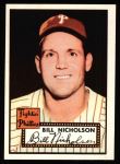 1952 Topps REPRINT #185  Bill Nicholson  Front Thumbnail