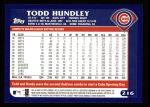2003 Topps #216  Todd Hundley  Back Thumbnail