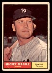 1961 Topps #300 Mickey Mantle Front Thumbnail