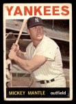 1964 Topps #50 Mickey Mantle Front Thumbnail