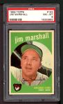 1959 Topps #153  Jim Marshall  Front Thumbnail