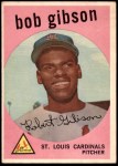 1959 Topps #514 Bob Gibson Front Thumbnail