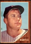 1962 Topps #200 Mickey Mantle Front Thumbnail