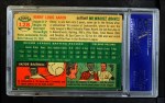 1954 Topps #128 Hank Aaron Back Thumbnail