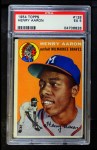 1954 Topps #128 Hank Aaron Front Thumbnail