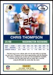 2019 Score #198  Chris Thompson  Back Thumbnail
