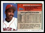 1994 Topps Traded #14 T Oddibe McDowell  Back Thumbnail