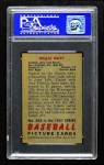 1951 Bowman #305 Willie Mays Back Thumbnail