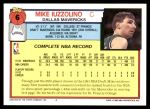 1992 Topps #6  Mike Iuzzolino  Back Thumbnail