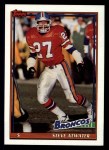 1991 Topps #565  Steve Atwater  Front Thumbnail