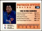 1993 Topps #100   -  Patrick Ewing All-Star Back Thumbnail