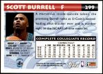 1993 Topps #299  Scott Burrell  Back Thumbnail