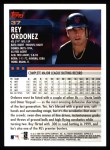 2000 Topps #37  Rey Ordonez  Back Thumbnail