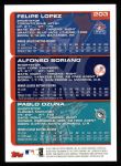 2000 Topps #203   -  Alfonso Soriano / Felipe Lopez / Pablo Ozuna Prospects Back Thumbnail