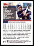 2000 Topps #437  Ron Coomer  Back Thumbnail