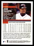 2000 Topps #135  John Valentin  Back Thumbnail