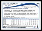 2014 Topps #155  Daniel Murphy  Back Thumbnail