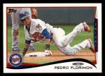 2014 Topps #568  Pedro Florimon  Front Thumbnail