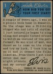 1956 Elvis Presley #1 Go Go Go Elvis Back Thumbnail