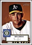 2001 Topps Heritage #53 RED Ben Grieve   Front Thumbnail