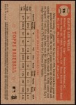 2001 Topps Heritage #76 RED David Wells   Back Thumbnail