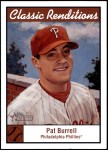 2001 Topps Heritage Classic Renditions #6 CR Pat Burrell  Front Thumbnail