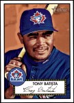 2001 Topps Heritage #67 RED Tony Batista   Front Thumbnail