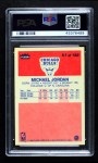 1986 Fleer #57 Michael Jordan Back Thumbnail