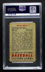 1951 Bowman #305 Willie Mays Back Thumbnail