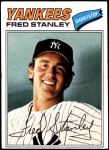 1977 Topps #123  Fred Stanley  Front Thumbnail
