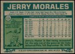 1977 Topps #639  Jerry Morales  Back Thumbnail