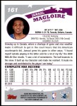 2005 Topps #161  Jamaal Magloire  Back Thumbnail