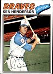1977 Topps #242  Ken Henderson  Front Thumbnail