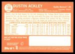 2013 Topps Heritage #166  Dustin Ackley  Back Thumbnail