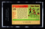 1955 Topps #123 Sandy Koufax Back Thumbnail