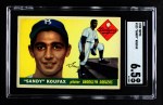 1955 Topps #123 Sandy Koufax Front Thumbnail