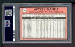 1969 Topps #500 WN Mickey Mantle  Back Thumbnail