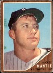 1962 Topps #200 Mickey Mantle Front Thumbnail