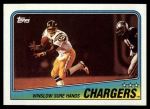 1988 Topps #203   -  Curtis Adams / Kellen Winslow / Billy Ray Smith / Lee Williams  Chargers Leaders Front Thumbnail