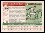 2004 Topps Heritage #119  Zach Day  Back Thumbnail