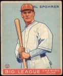 1933 Goudey #161  Al Spohrer  Front Thumbnail