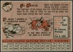 1958 Topps #170  Vic Wertz  Back Thumbnail