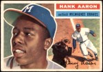 1956 Topps #31 Hank Aaron Front Thumbnail